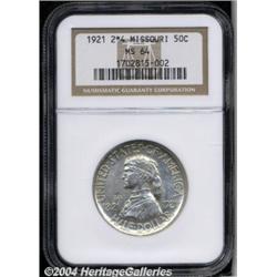 1921[50C] Missouri 2x4 MS64 NGC.