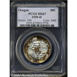 1939-D[50C] Oregon MS67 PCGS.