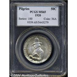 1920[50C] Pilgrim MS65 PCGS.
