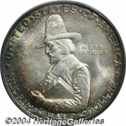 1920[50C] Pilgrim MS67 PCGS.