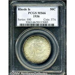 1936[50C] Rhode Island MS66 PCGS.