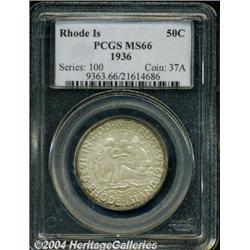 1936[50C] Rhode Island MS66 PCGS.