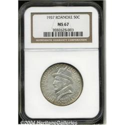 1937[50C] Roanoke MS67 NGC.