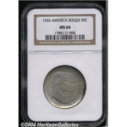 1926[50C] Sesquicentennial MS64 NGC.