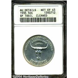 1935[50C] Spanish Trail--Cleaned--ANACS. AU Details, Net XF45.