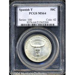 1935[50C] Spanish Trail MS64 PCGS.