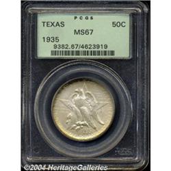 1935[50C] Texas MS67 PCGS.