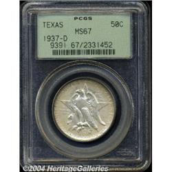 1937-D[50C] Texas MS67 PCGS.