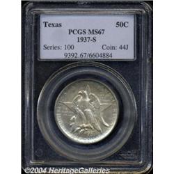 1937-S[50C] Texas MS67 PCGS.