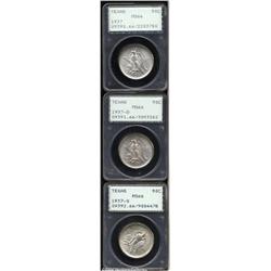 1937[SET] Texas PDS Set MS66 PCGS.