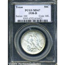 1938-D[50C] Texas MS67 PCGS.