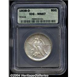 1938-D[50C] Texas MS67 ICG.