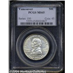 1925[50C] Vancouver MS65 PCGS.