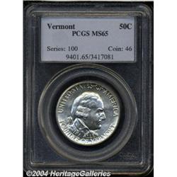 1927[50C] Vermont MS65 PCGS.