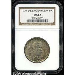 1946-D[50C] Booker T. Washington MS67 NGC.