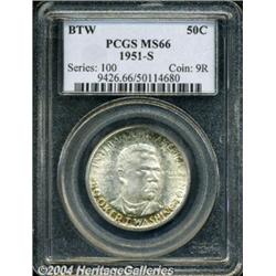 1951-S[50C] Booker T. Washington MS66 PCGS.