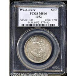 1952[50C] Washington-Carver MS66 PCGS.