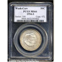 1954-S[50C] Washington-Carver MS66 PCGS.