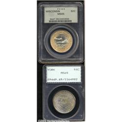 1936[50C] Wisconsin MS65 PCGS,