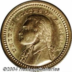 1903[G$1] Louisiana Purchase/Jefferson MS66 PCGS.