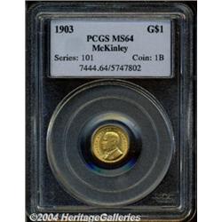 1903[G$1] Louisiana Purchase/McKinley MS64 PCGS.