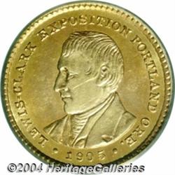 1905[G$1] Lewis and Clark MS64 PCGS.
