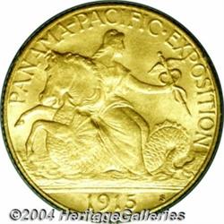 1915-S[$2 1/2] Panama-Pacific Quarter Eagle MS64 PCGS.