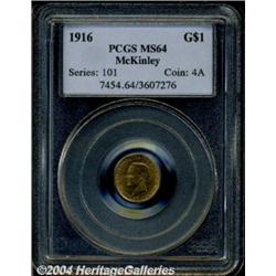 1916[G$1] McKinley MS64 PCGS.