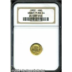 1922[G$1] Grant with Star MS64 NGC.