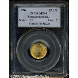 1926[$2 1/2] Sesquicentennial MS64 PCGS.