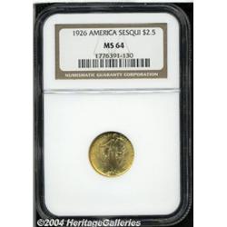 1926[$2 1/2] Sesquicentennial MS64 NGC.