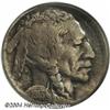 Image 1 : 1913[5C] Buffalo Nickel--Obverse Half of Split Planchet--VF30 NGC.