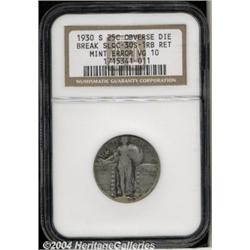 1930-S[25C] Standing Liberty Quarter VG10 NGC.
