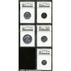 1936 Proof Set PR60 to PR63 ANACS.