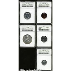 1937 Proof Set PR63 to PR65 ANACS.