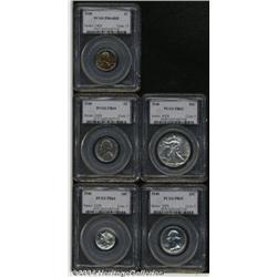 1940 Proof Set PR63 to PR66 PCGS.