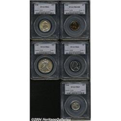 1940 Proof Set PR65 to PR66 PCGS.