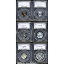 1942 Proof Set PR64 to PR66 PCGS.