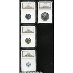 Partial 1942 Proof Set PR66 NGC.