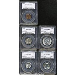 1950 Proof Set PR64 to PR66 PCGS.