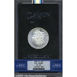 1880-CC[S$1] 8 Over Low 7 MS65 NGC.