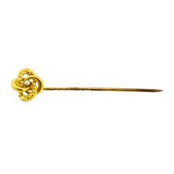 Pearl Stick Pin - 14KT and 18KT Yellow Gold