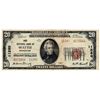 Image 1 : 1929 $20 Seattle WA National Currency Note Charter #11280 Type 2