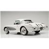 Image 2 : 1958 Corvette Dual 4 bbl carbs Snow Crest white/silver -Sat 4:00