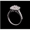 Image 4 : 1.10 ctw Diamond Ring - 14KT White Gold
