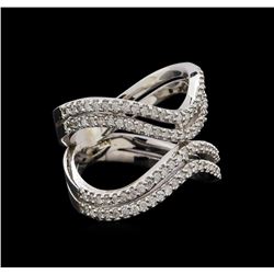 14KT White Gold 0.71 ctw Diamond Ring