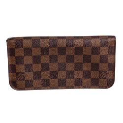 Louis Vuitton Damier Ebene Canvas Leather Insolite Wallet