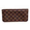 Image 1 : Louis Vuitton Damier Ebene Canvas Leather Insolite Wallet