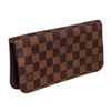 Image 2 : Louis Vuitton Damier Ebene Canvas Leather Insolite Wallet