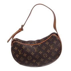 Louis Vuitton Monogram Canvas Leather Croissant PM Shoulder Bag